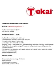 TOKAI DVX650 - Lecteur
