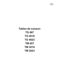 Notice ARTHUR MARTIN TG 667 RR Table de cuisson