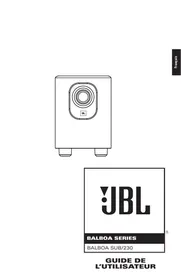 Notice JBL BALBOA SUB BEECH Caisson de basse