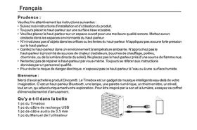 Notice BIVOOM TIMEBOX BLANC Enceinte bluetooth