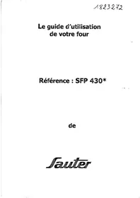 SAUTER SFP 430 XF1 - Four électrique