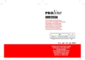 PROLINE DVD 1255 X ARGENT - Lecteur dvd