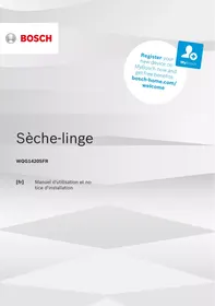 BOSCH SECHE LINGE WQG1420S - Sèche-linge
