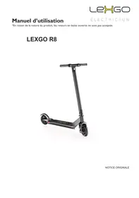 Notice LEXGO R8 PLUS Trottinette électrique