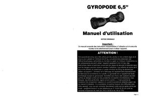 Notice HOVERDRIVE NC Hoverboard / Gyropode