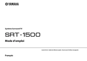 YAMAHA SRT-1500 - Système audio home cinéma