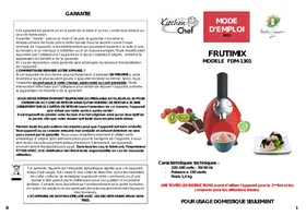 KITCHEN CHEF FRUTIMIX FUSCHIA - Robot de cuisine