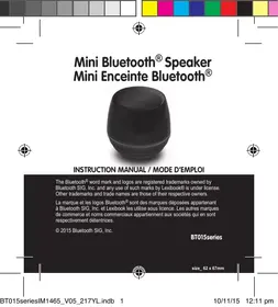 LEXIBOOK BTO15SW - Enceinte bluetooth