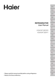 Notice HAIER HSW59F18EIPT ثلاجة
