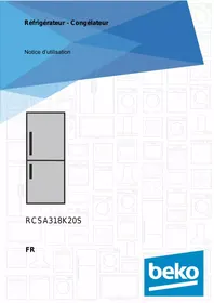 BEKO RCSAS18K20S - Réfrigérateur-congélateur