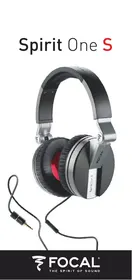 Notice FOCAL SPIRIT ONE S GREY Casque audio