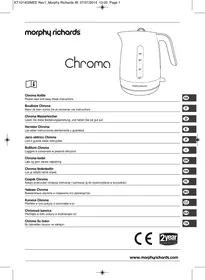 Notice MORPHY RICHARDS MM101208EE Bouilloire électrique