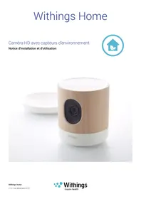 Notice WITHINGS CAMERA  HOME Surveillance Camera