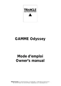 TRIANGLE ODYSSEY - SUP.TABLE