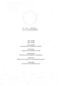 SCHOLTES LVA 12-56 WH - Lave-vaisselle