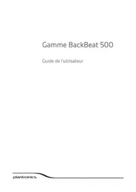 Notice PLANTRONICS BACKBEAT 505 Casque audio