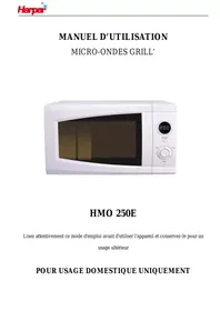 Notice HARPER HM0250E Micro-ondes