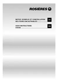 ROSIERES RFD 949 PPN NOIR - Four encastrable