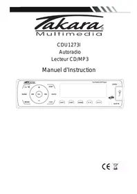 Notice TAKARA CDU12731 Autoradio