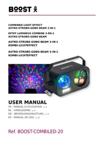 Notice BOOSTMACHINE EFFETLUMINEUXCOMBILED20 Projecteur lumineux