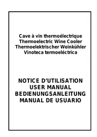 Notice VINOSPHERE VN 18 NOIR Réfrigérateur
