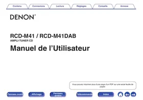 DENON DM41BHBK - Chaîne Hi-Fi