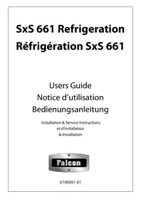 Notice FALCON FSXS661G6B/C Réfrigérateur