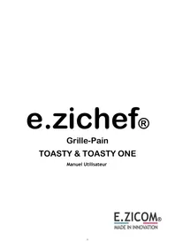 Notice E.ZICHEF TOASTY 4 TRANCHES Grille pain
