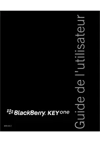 Notice BLACKBERRY KEYONE Téléphone mobile