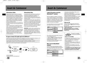 Notice THOMSON TM9255-F Lecteur CD audio/mp3