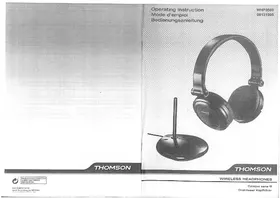 Notice THOMSON WHP3569-BK Casque audio sans fil