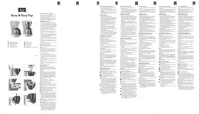 Notice MELLITA EASY TOP THERMO 1010 Cafetière électrique