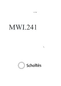 SCHOLTES MWI241WHBLANC - Four micro-ondes