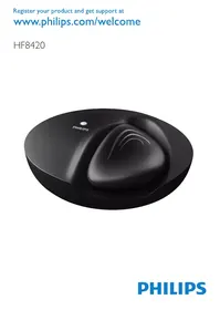Notice PHILIPS HF8420/00 Diffuseur d'huiles essentielles