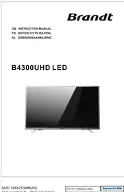BRANDT B4300UHD 4K - Télévision