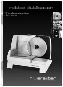 Notice RIVIERA ET BAR PT 192 A GRIS METAL Trancheuse alimentaire