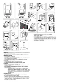 Notice SE 8819.08 Cafetière électrique
