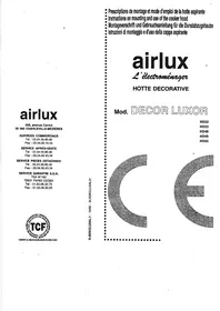AIRLUX HD 50 H - Hotte aspirante
