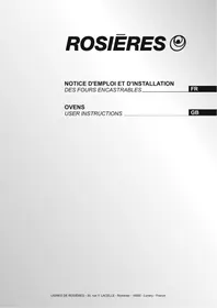 ROSIERES RFN6581R - Four encastrable