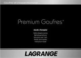 Notice LAGRANGERE 019622 Appareil de cuisson électrique