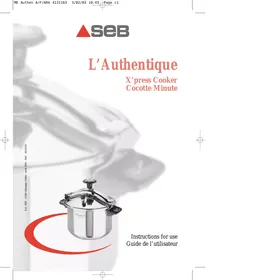 SEB AUTHENTIC 10L P05316 - Autocuiseur