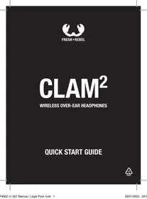Notice N REBEL SIMPLICITECLAM 2 ANC BEIGE Casque audio