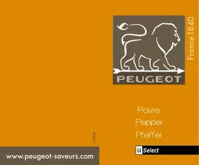 Notice PEUGEOT 25106 Moulin à poivre