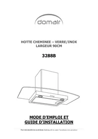 Notice DOMAIR 3288B Hotte aspirante