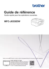 Notice BROTHER MFC-I3530DW / MFC-I3930DW / MFC-I6530DW / MFC-I6930DW / MFC-I6935DW Imprimante multifonction
