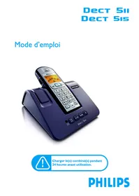Notice PHILIPS DECT 5151 Téléphone sans fil