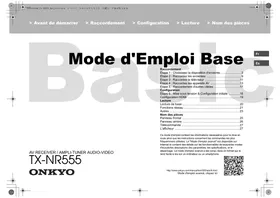 Notice ONKVO TX-FNR555 Amplificateur audio-vidéo