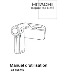 Notice HITACHI DZ-HV574E Caméscope
