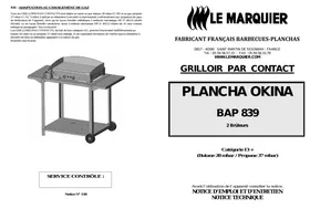 Notice LEMARQUIER OKINA BAP839C13 Barbecue
