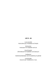 SCHOLTES LVX 9-44 AN BD-ANTH - Lave-vaisselle